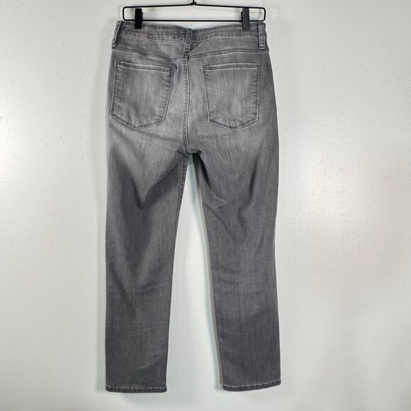 KUT From The Kloth Reese Fab Ab Ankle Straight Leg Jeans Gray Womens Size 4 - Picture 6 of 11